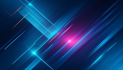 Obraz premium Blue technology background. Created with generative AI technology