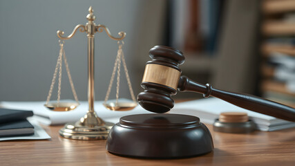 Closeup of Judge gavel with symbolizing foreclosure proceedings