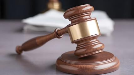 Closeup of Judge gavel with symbolizing foreclosure proceedings