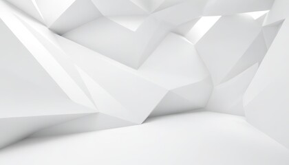 Obraz premium White 3D Interior. Created with generative AI technology