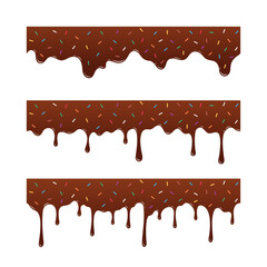 Chocolate Drips with Sprinkles