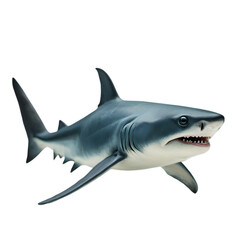 Obraz premium Shark Swimming Gracefully in Ocean Waters Underwater Photography Marine Environment Close-Up View Wildlife Conservation Concept