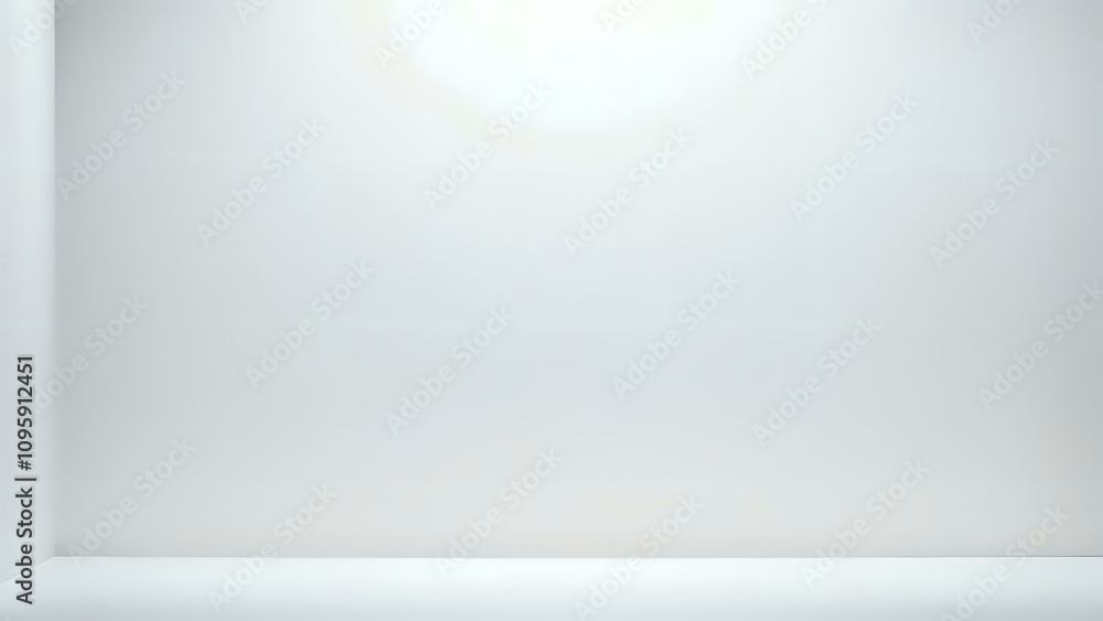 Poster white background with a gentle gradient fading from the edges, creating a subtle effect
