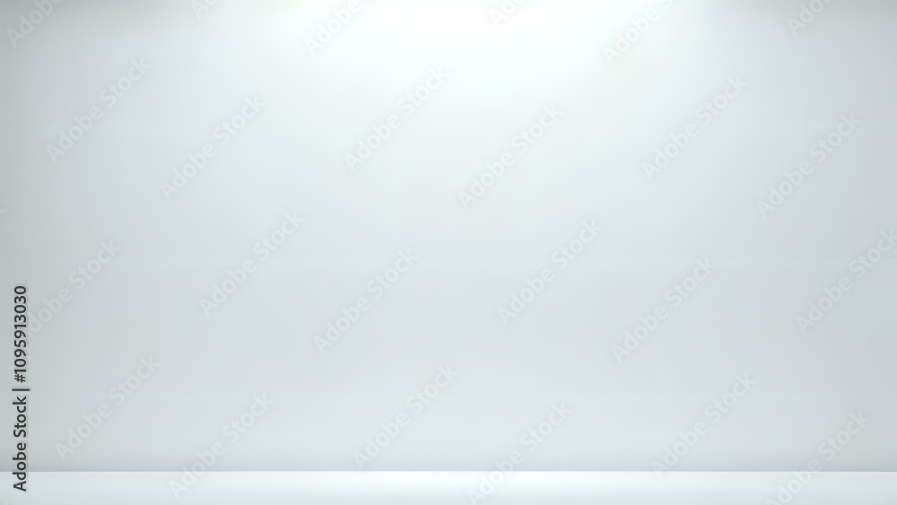 Poster white backdrop with a smooth gradient fading from the edges, offering a gentle, subtle appearance