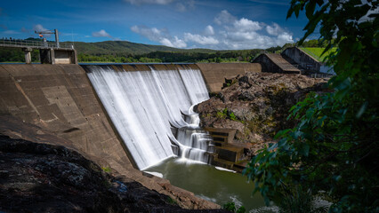 Beautiful Wappa Dam falls park, QLD, Australia