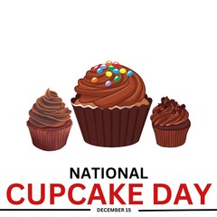 National cupcake day. December 15