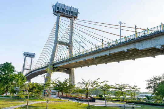 The Tengku Agung Sultanah Latifah Bridge, also known as the Siak Bridge, is a bridge located in Siak Sri Indrapura City, Siak Regency, Riau Province, Indonesia