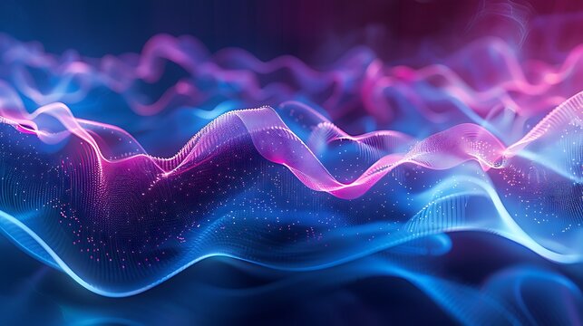 Abstract background with animated dynamic wave patterns, electrifying and perfect for a wallpaper and best-seller concept