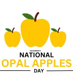 National Opal Apples Day to celebrate on December 9th. 