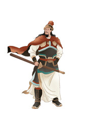 Fototapeta premium samurai with sword