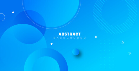 Abstract blue circle background featuring smooth gradient colors. A modern and elegant design, perfect for digital projects, banners, and creative presentations.