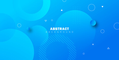 Abstract blue circle background featuring smooth gradient colors. A modern and elegant design, perfect for digital projects, banners, and creative presentations.