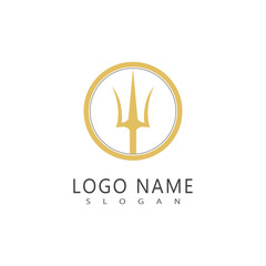 Trident Logo Template vector icon