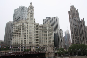 View of Chicago, Illinois, USA.