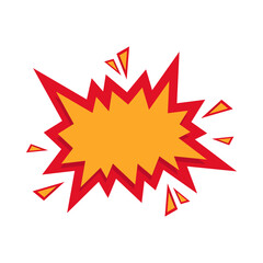 Retro empty comic bubbles. Vector illustration, vintage design, pop art style.