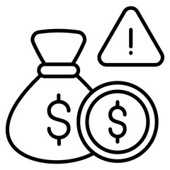 Risk Icon Element For Design