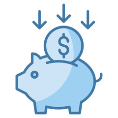 Savings Icon Element For Design