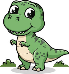 Fototapeta premium Baby Dinossauro Vector