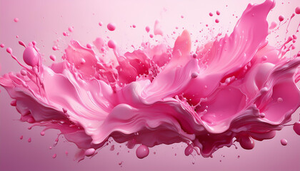 Abstract Water Splash Design