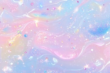 Iridescent pastel fluid background dreamy holographic wallpaper