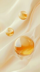 Nutrition, moisturizing, skin care, water molecules, macro water droplets, bubbles