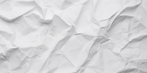 Obraz premium Creased White Paper Texture with Detail and Depth Perfect for Backgrounds, Overlays, and Artistic Projects in Various Design Applications
