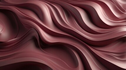 Fototapeta premium Maroon and Pink Elegant 3D Abstract Background with Ripple Surface Wallpaper