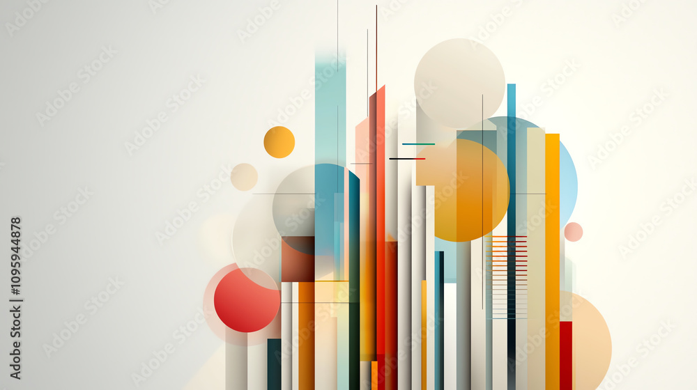 Poster sound resonance action in graphic design abstract composition modern environment artistic viewpoint 