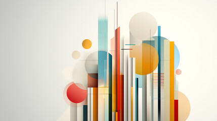 Obraz premium Sound resonance action in graphic design abstract composition modern environment artistic viewpoint visual harmony