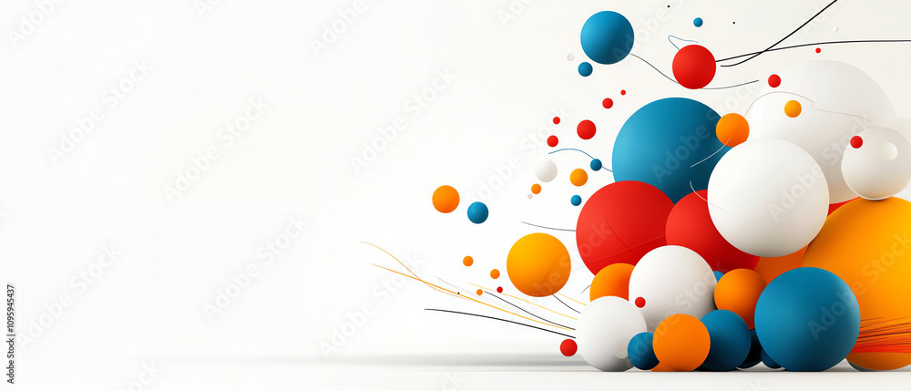 Poster dynamic sound resonance colorful abstract art installation modern gallery visual experience bright a