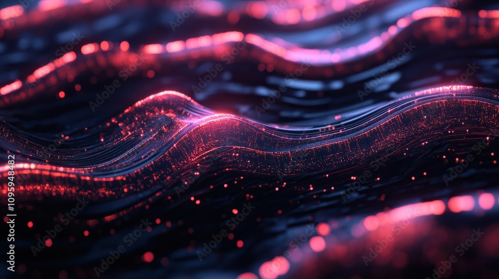 Poster digital backdround ideal for technological operations, neural networks