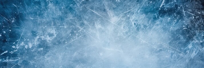 Fototapeta premium Aerial Perspective of Blue Ice Surface with Texture Variations and Natural Patterns for Artistic and Environmental Themes