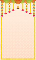 Decorative background for invitation and greetings