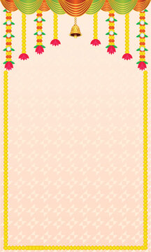 Decorative background for invitation and greetings