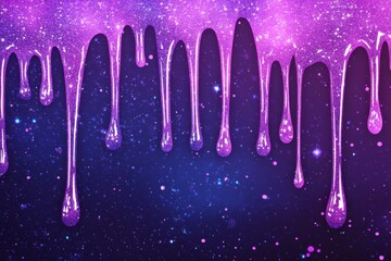 Neon purple galaxy drip background cosmic liquid wallpaper