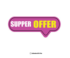 Web supper offer template
