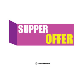 Web supper offer template
