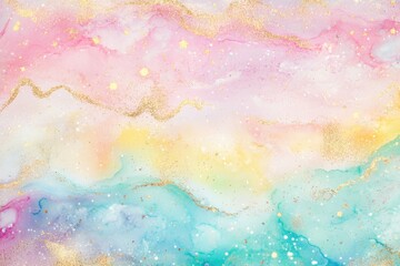 Pink and gold dreamy texture background abstract watercolor wallpaper