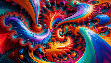 abstract fractal background