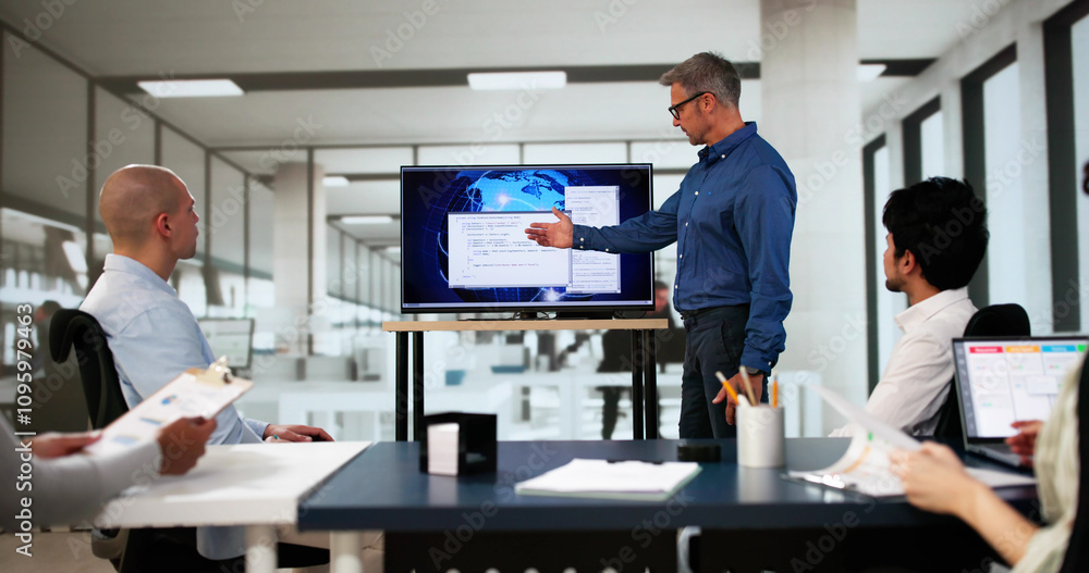 Poster Programmer Code Training In Classroom