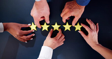 Team At Five Star Hospitality Service Presentation