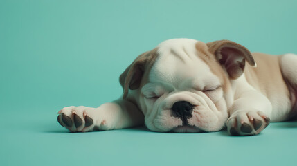 Charming fluffy dog napping in a cozy environment cute puppy photography indoor setting adorable relaxation moment