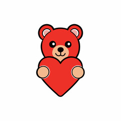 sticker design of love