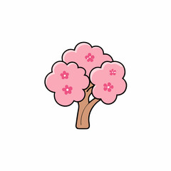 tree with pink flowers