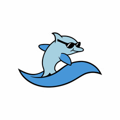 illustration of adolphin