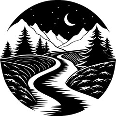 illustration of a landscape