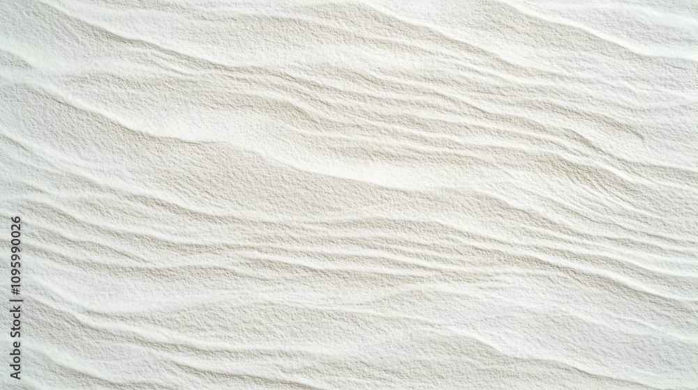 Poster abstract white sand texture background: undulating waves of fine grain sand create a serene and text