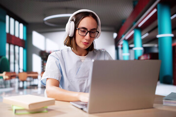 Woman Studying To Become Medical Doctor