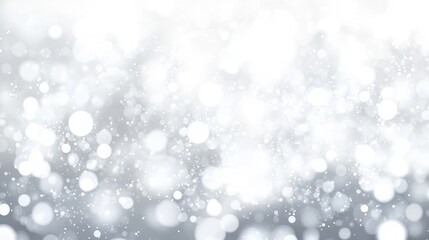 Stunning Silver Bokeh Background