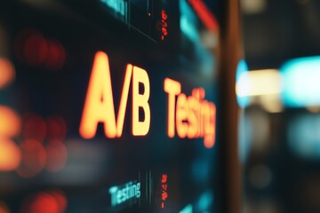 A/B Testing Display - Digital Innovation